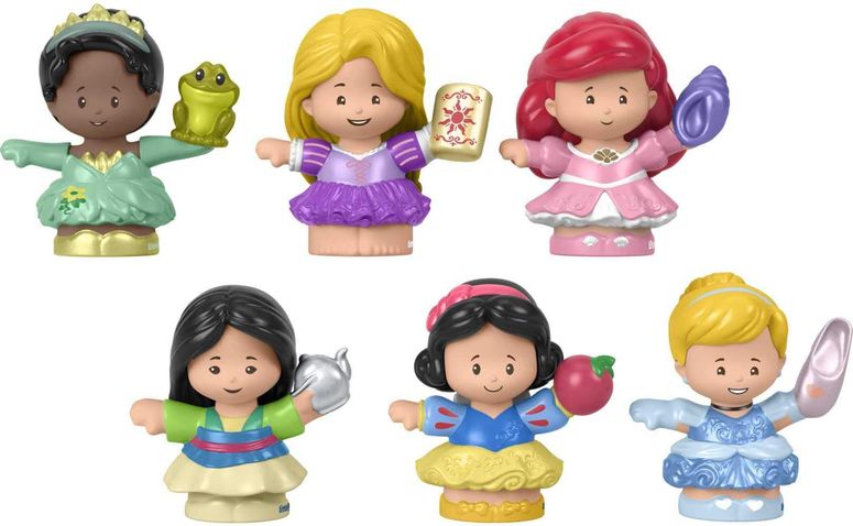 ディズニー プリンセス Fisher-Price Little People Toddler Toys Disney Princess Set with 6 Character Figures for Preschool Pretend Play Ages 18+ Months (Amazon Exclusive) 【並行輸入品】