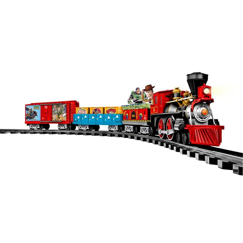 ピクサー トイストーリー Lionel Battery-Operated Disney Toy Story Toy Train Set with Locomotive, Train Cars, Track & Remote with Authentic Train Sounds, & Lights for Kids 4+ 【並行輸入品】