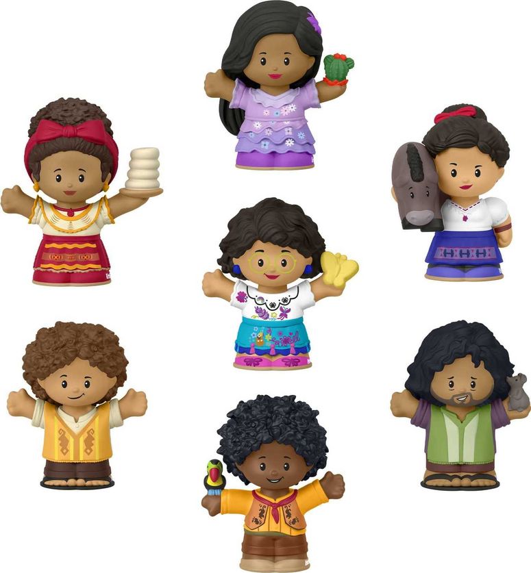 プリンセス シンデレラ Fisher-Price Little People Toddler Toys Disney Encanto Figure Set, 7 Characters for Preschool Kids Ages 18+ Months 【並行輸入品】