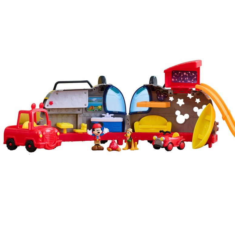 ミッキーマウス ミニーマウス ミッキー ミニー Just Play Disney Junior Mickey Mouse Happy Camper Lights and Sounds Playset, 10-Pieces, Kids Toys for Ages 3 Up 【並行輸入品】
