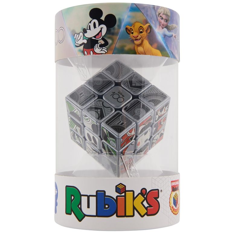 ミッキーマウス ミニーマウス ミッキー ミニー Rubik’s Cube, Disney 100th Anniversary Metallic Platinum 3x3 Cube, Fidget Toys Adults, Mickey Mouse Toys, Disney Toys for Adults & Kids Ages 8+ 【並行輸入品】