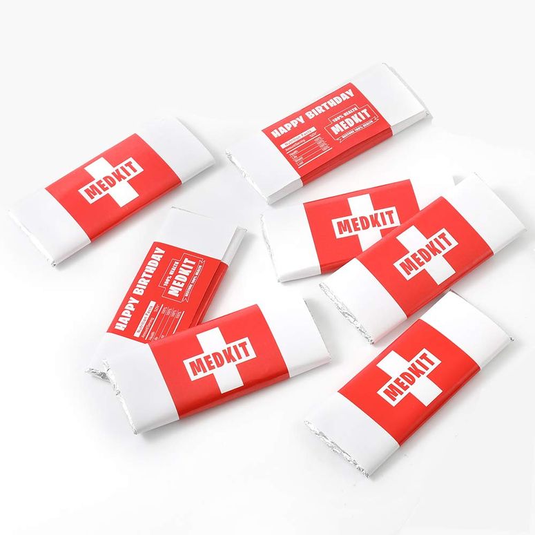 フォートナイト 人形 フィギュア おもちゃ Game Party Supplies Chocolate Bar Medkit Labels With Foil Wrappings For Birthday Party Game Birthday Party Decorations (24+24 Count) 【並行輸入品】｜MJ-MARKET 7,704円