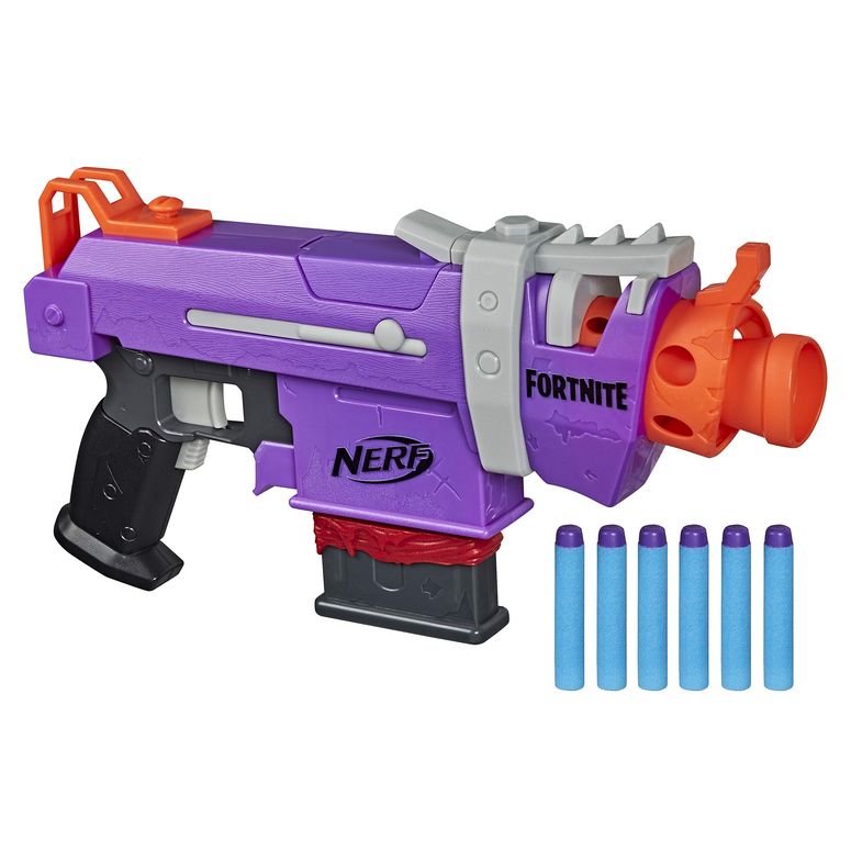 フォートナイト 人形 フィギュア おもちゃ Nerf Fortnite SMG-E Blaster - Motorized Dart Blasting - 6-Dart Clip, 6 Official Elite Darts - for Youth, Teens, Adults 【並行輸入品】