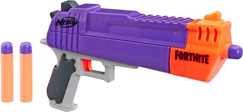 フォートナイト 人形 フィギュア おもちゃ Nerf Fortnite HC-E Mega Dart Blaster - Includes 3 Official Mega Fortnite Darts - for Youth, Teens, Adults 【並行輸入品】