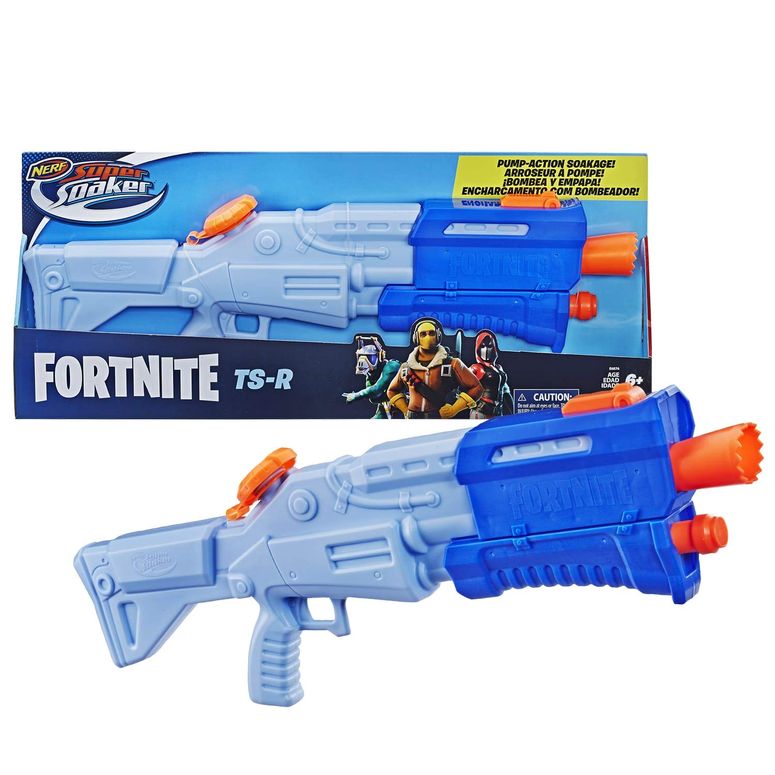 フォートナイト 人形 フィギュア おもちゃ NERF Fortnite TS-R Super Soaker Water Blaster Toy, Blue 【並行輸入品】