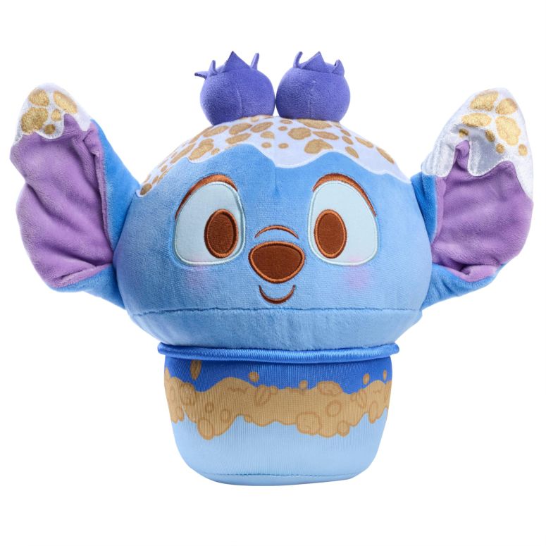 アナと雪の女王 アナ エルサ Just Play Disney Munchlings Squeeze-A-Munch Large Scented Blueberry Crumble Frozen Yogurt Stitch 10-inch Plush, Kids Toys for Ages 0 【並行輸入品】