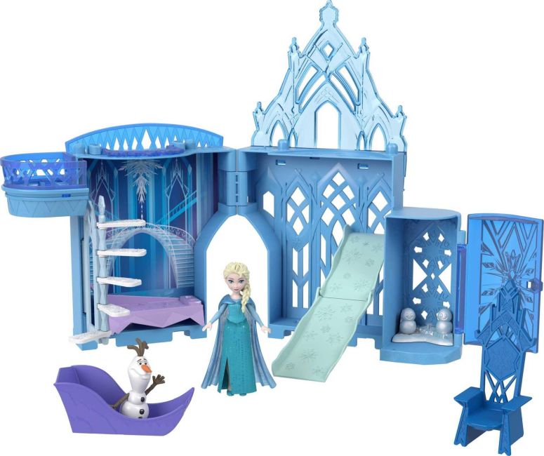 アナと雪の女王 アナ エルサ Mattel Disney Frozen Toys, Elsa Ice Palace Storytime Stackers, Castle Doll House Playset, Small Doll & 8 Accessories, Inspired by the Movie 【並行輸入品】