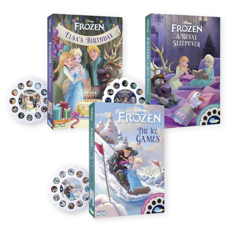 アナと雪の女王 アナ エルサ Moonlite Storytime Storybook Reels, 3 Story Set, Disney Frozen Stories, Digital Stories for Projector, Toddler Early Learning Gifts for Kids Ages 1 Year and Up 【並行輸入品】