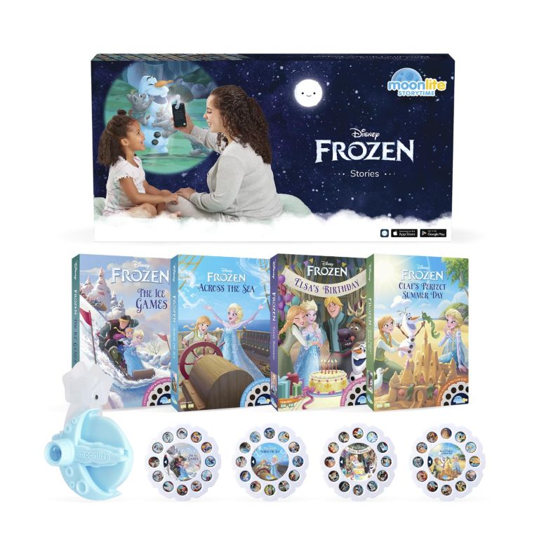 アナと雪の女王 アナ エルサ Moonlite Storytime Mini Projector with 4 Disney Frozen Stories, A Magical Way to Read Together, Digital Princess Storybooks, Fun Sound Effects, Learning Gifts for Kids Ages 1 and Up 【並行輸入品】