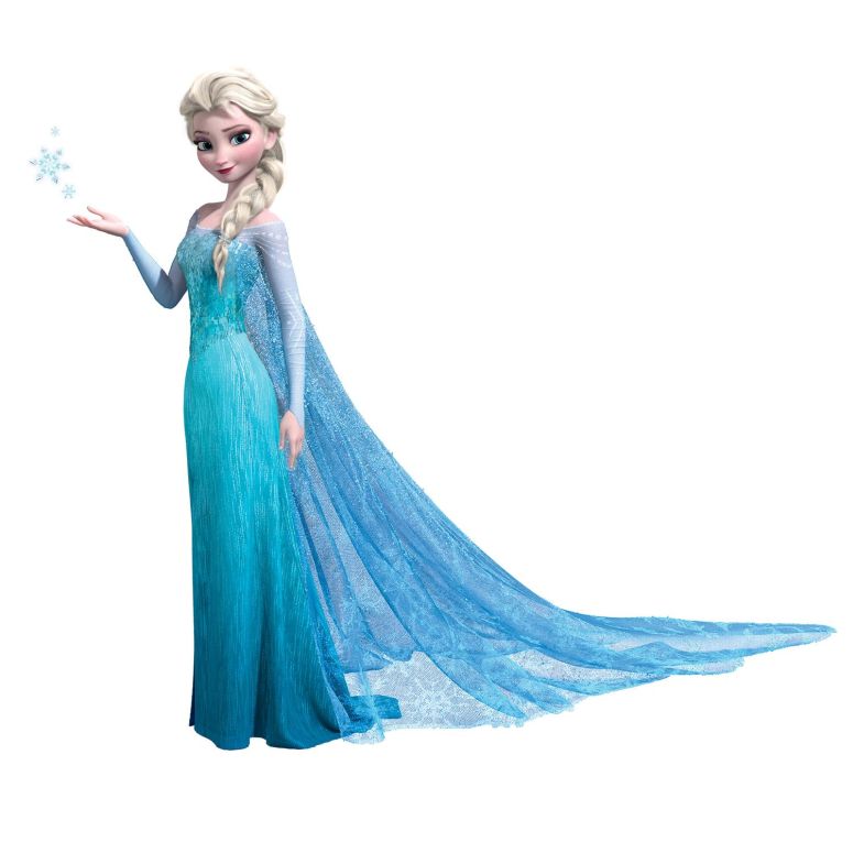 アナと雪の統治女王 アナ エルサ RoomMates Disney Frozen Elsa Giant Peel and Stick Wall Decals by RoomMates, RMK2371GM 【並行輸入品】