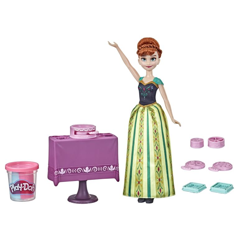 アナと雪の女王 アナ エルサ Disney Frozen Anna's Dessert Decorator, Non-Toxic Play-Doh Cake Maker and Fashion Doll, Toy for Kids 3 Years Old and Up 【並行輸入品】
