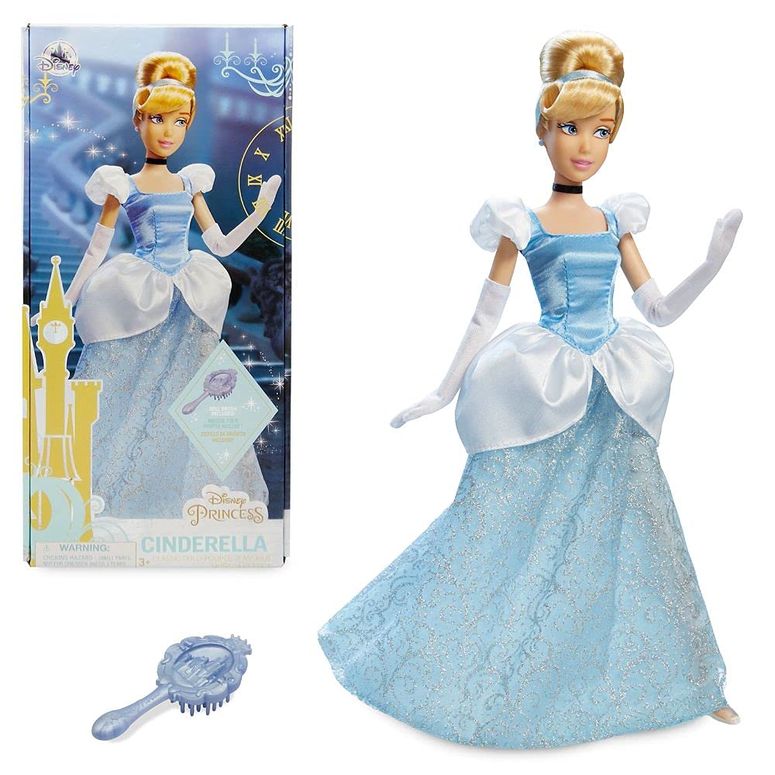 シンデレラ Cinderella ディズニー プリンセス Disney Store Official Princess Classic Doll (Cinderella), 11 Inches, Includes Brush with Molded Details, Fully Posable Toy in Classic Outfit Princess Toys for Girls 【並行輸入品】