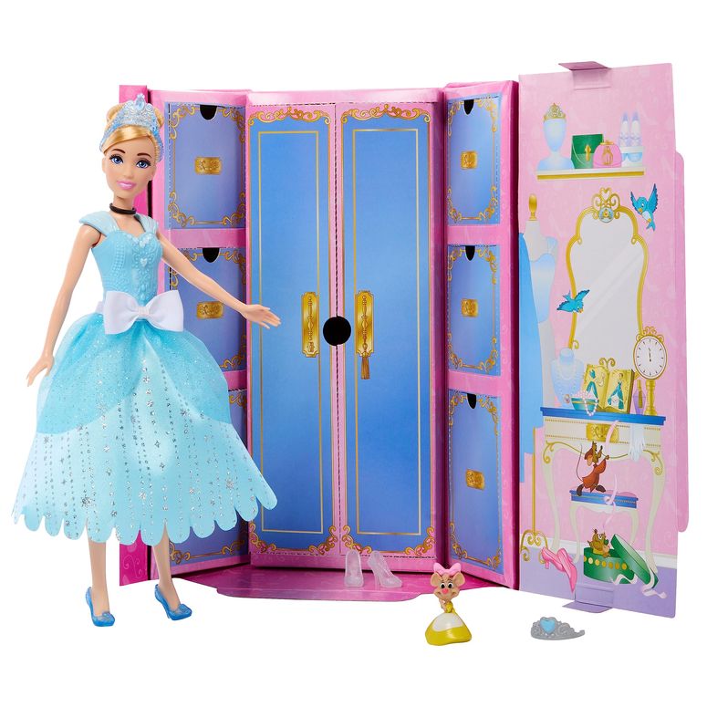 シンデレラ Cinderella ディズニー プリンセス Mattel Disney Princess Cinderella Fashion Doll & Mystery Friend with 12 Surprise Fashions & Accessories, Unboxing Toy 【並行輸入品】