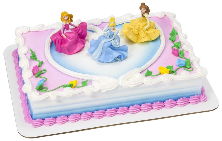 シンデレラ Cinderella ディズニー プリンセス 美女と野獣 ベル DecoSet? Disney Princess Once Upon a Moment Cake Topper, 3-Pc Decorations Set with Aurora, Belle, and Cinderella Collectible Figure for Hours of Fun After the Party 【並行輸入品】