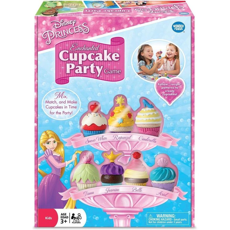 ディズニー プリンセス Disney Princess Wonder Forge Disney Princess Enchanted Cupcake Party Game - Exciting Matching Game | Fun for Kids & Adults | Ideal for Disney Princesses Enthusiasts | Two Game Modes | Gaming Experience 【並行輸入品】
