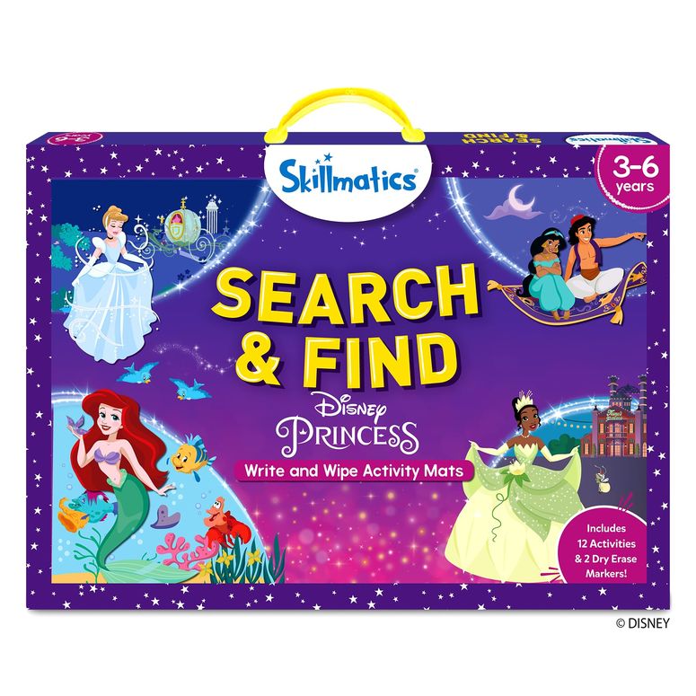 ディズニー プリンセス Disney Princess Skillmatics Preschool Learning Activity - Search and Find Disney Princess, Educational Game for Kids, Toddlers Who Love Toys, Art & Craft Activities, Gifts for Girls and Boys Ages 3, 4, 5, 6 【並行輸入品】