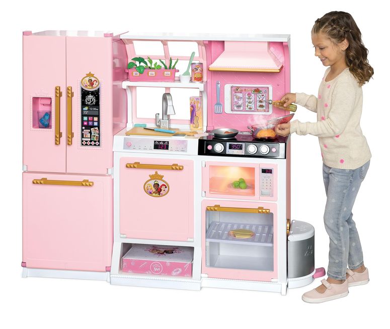 ディズニー プリンセス Disney Princess Disney Princess Style Collection Fresh Prep Gourmet Kitchen, Interactive Pretend Play Kitchen for Girls & Kids with Realistic Steam, Complete Meal Kit & 35+ Accessories 【並行輸入品】