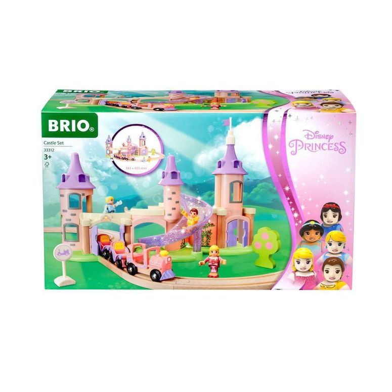 ディズニー プリンセス Disney Princess Brio Disney Princess Castle Set - Enchanting Wooden Train Adventure | Includes Classic Disney Princesses | Compatible with All BRIO Railway Toys | FSC-Certified Materials | Ideal for Children A 【並行輸入品】