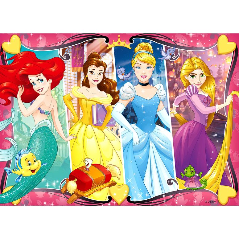 ディズニー プリンセス Disney Princess Ravensburger Disney Princess Heartsong Glitter Jigsaw Puzzle - Unique 60 Piece Puzzle for Children | Anti-Glare Surface | Skill Development Toy | Perfect Christmas or Birthday Gift 【並行輸入品】