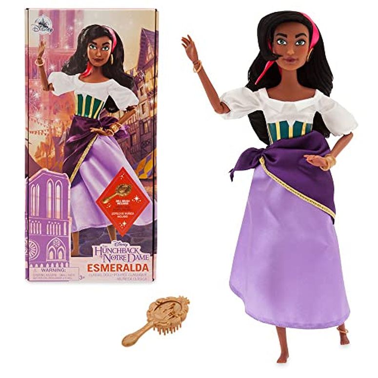 ディズニー プリンセス Disney Princess Disney Store Official Princess Classic Doll (Esmeralda), 11 Inches, Includes Brush with Molded Details, Fully Posable Toy in Classic Outfit Princess Toys for Girls 【並行輸入品】