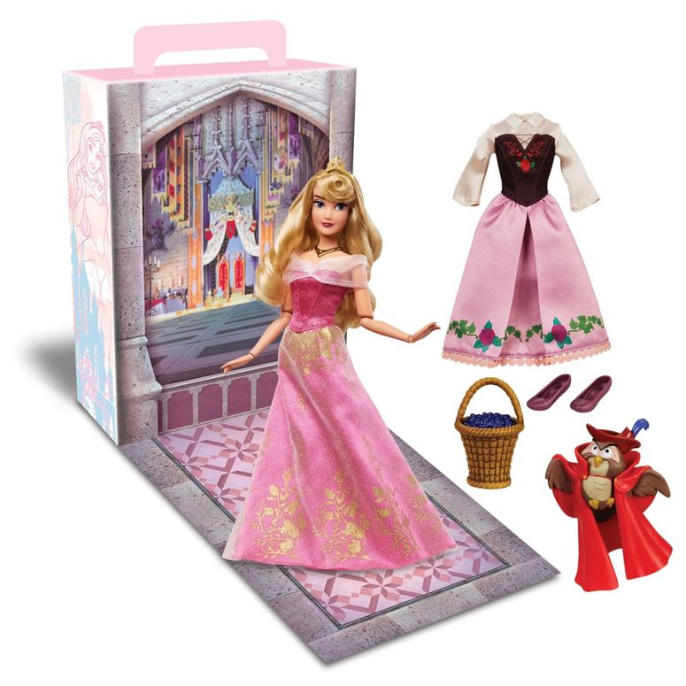 ディズニー プリンセス Disney Princess Disney Store Official Princess Story Doll (Aurora) 11 Inches, Includes Coloring Book and Additional Dress, Princess Doll in Classic Outfit, Princess Toys for Girls 【並行輸入品】