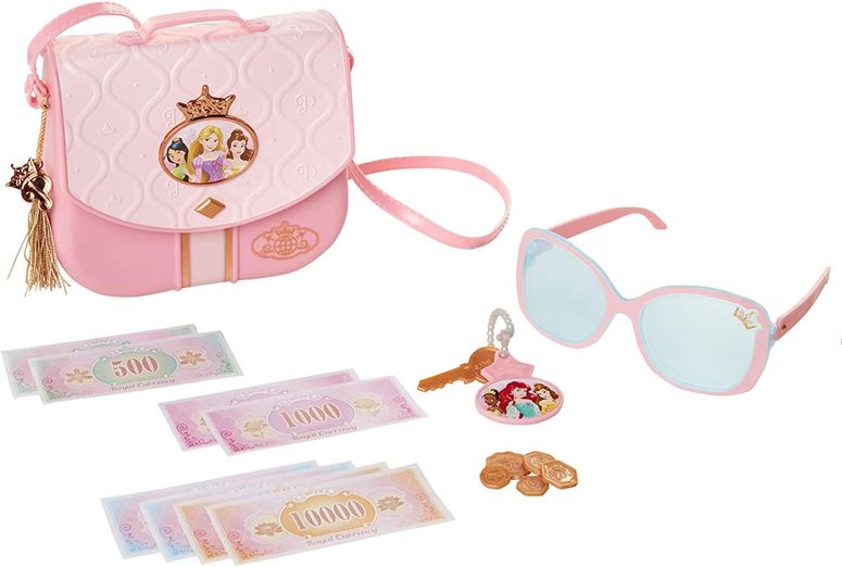 ディズニー プリンセス Disney Princess Disney Princess Style Collection World Traveler Purse Set Bag with Strap, Sunglasses, Key with Charm, 5 Coins & 8 Paper Bills for Girls Ages 3+ 【並行輸入品】