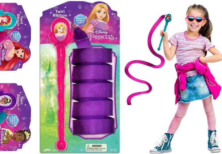 ディズニー プリンセス Disney Princess JA-RU Disney Princess Rainbow Ribbon Wands (1 Twirling Ribbon Assorted) Dancing Rhythmic Streamer Wand, Girls Toys. Gymnastics Equipment for Kids. Ballerina Accessories Birthday Supplies. 7815- 【並行輸入品】