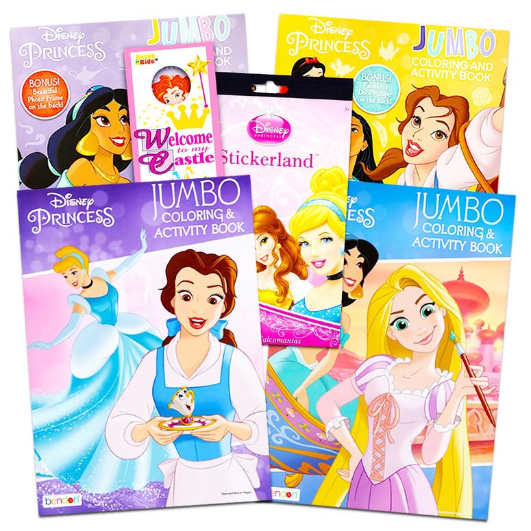 ディズニー プリンセス Disney Princess Disney Princess Coloring Book Super Set - Includes 4 Disney Princess Books Filled with Over 200 Coloring Pages and Activities and Over 175 Stickers 【並行輸入品】