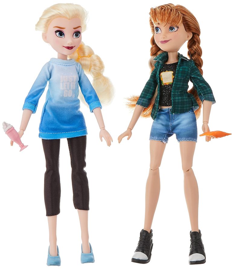 ディズニー プリンセス Disney Princess Disney Princess Ralph Breaks The Internet Movie Dolls, Elsa & Anna Dolls with Comfy Clothes & Accessories 【並行輸入品】