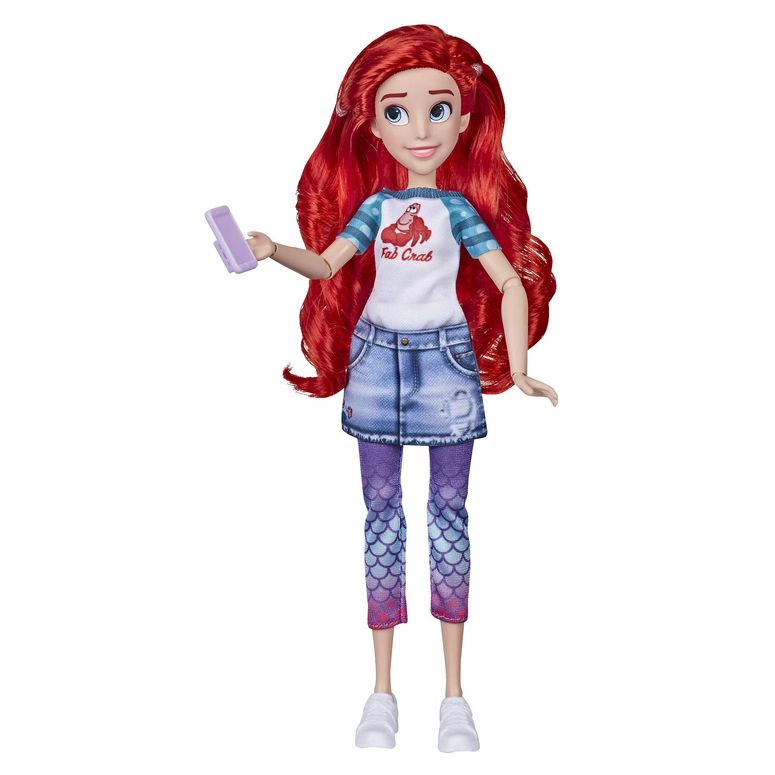 プリンセス Princessアリエル Ariel リトルマーメイド Disney Princess Comfy Squad Ariel, Ralph Breaks The Internet Movie Fashion Doll with Comfy Clothes and Accessories, Toy for Girls 5 and Up 【並行輸入品】