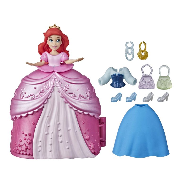 プリンセス Princessアリエル Ariel リトルマーメイド Disney Princess Secret Styles Fashion Surprise Ariel, Mini Doll Playset with Extra Clothes and Accessories, Toy for Girls 4 and Up 【並行輸入品】