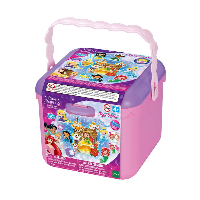 プリンセス Princessアリエル Ariel リトルマーメイド ラプンツェル 美女と野獣 ベル AquaBeads Disney Princess Creation Cube, Complete Arts & Crafts Bead Kit for Children - Over 2,500 Beads & Display Stand The Create Belle, Ariel, Tiana 【並行輸入品】