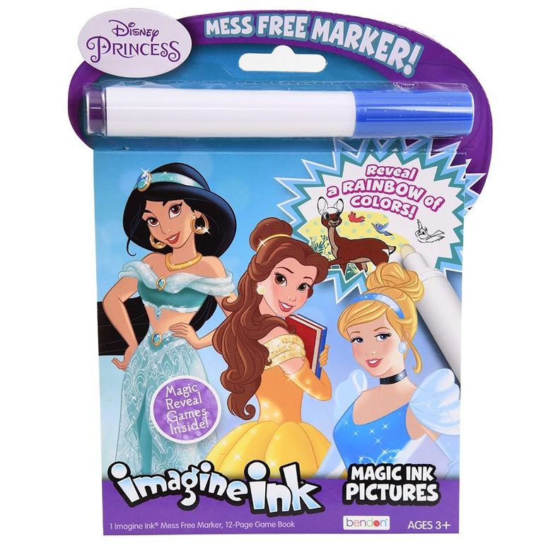 美女と野獣 ベル Disney Princess Featuring Belle Imagine Ink Magic Pictures Activity Book 【並行輸入品】