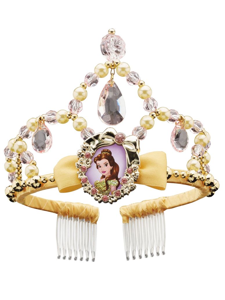 美女と野獣 ベル Disguise Disney Princess Belle Beauty & the Beast Classic Girls' Tiara 6 x 5.5 x 3.5 inches 【並行輸入品】