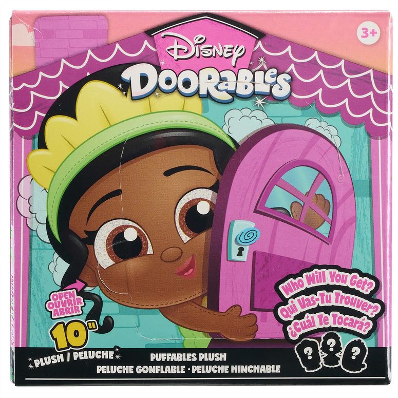 美女と野獣 ベル Disney Doorables Puffables 10-inch Plush Princess Stuffed Animal, Aurora, Belle, or Tiana, Collectible Plush, Kids Toys for Ages 3 Up by Just Play 【並行輸入品】