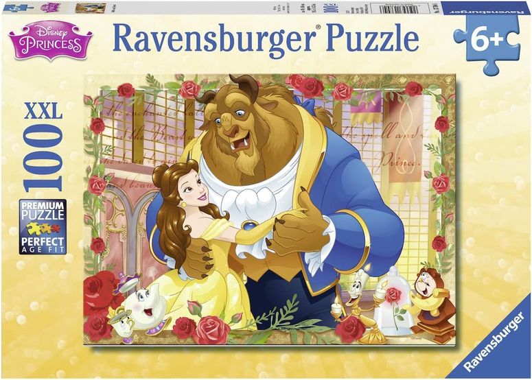 美女と野獣 ベル Ravensburger Disney Princess: Belle & Beast Puzzle Set | 100 Piece | Kids Educational Toy | Ideal for Enhancing Cognitive Skills for All Occasions 【並行輸入品】