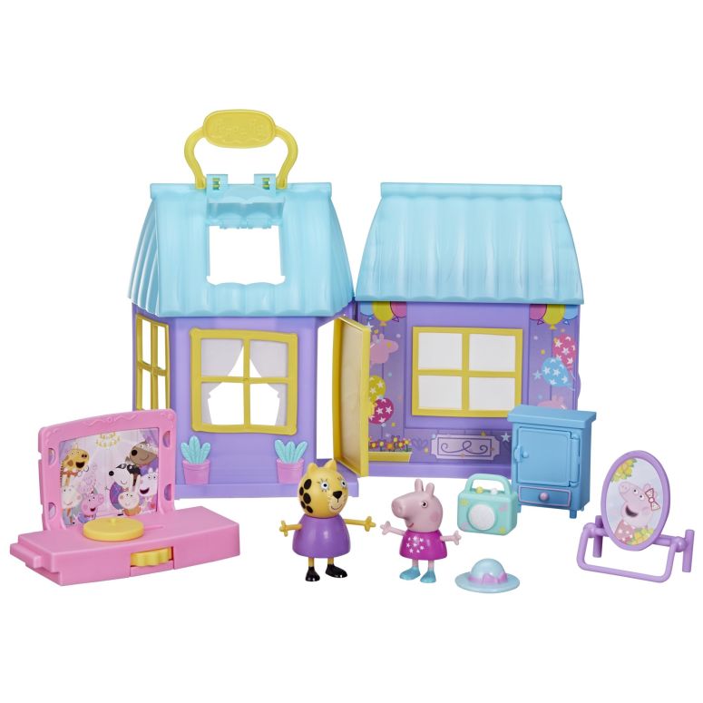 ペパピッグ きんてれ Peppa Pig Peppa’s Dance Party Playset with House, 2 Figures, 6 Accessories, Preschool Toys for Girls and Boys, Kids Gifts, Ages 3+ (Amazon Exclusive) 【並行輸入品】