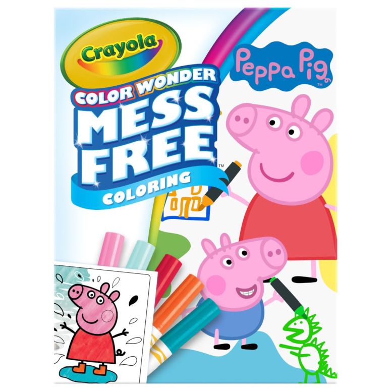 ペパピッグ きんてれ Crayola Peppa Pig Color Wonder Activity Set, Mess Free Peppa Pig Coloring Pages for Toddlers, Peppa Pig Toys, Toddler Gifts 【並行輸入品】 6,440円