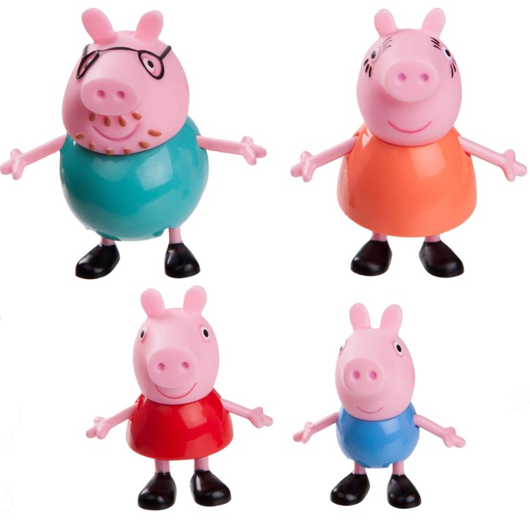 ペパピッグ きんてれ Peppa Pig Family 4-Figure Pack for 2 years 【並行輸入品】