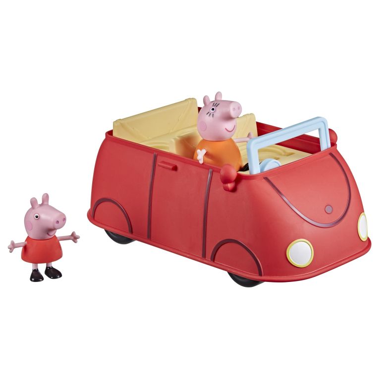 ペパピッグ きんてれ Peppa Pig Peppa’s Adventures Peppa’s Family Red Car Preschool Toy, Speech and Sound Effects, Includes 2 Figures, for Ages 3 and Up 【並行輸入品】