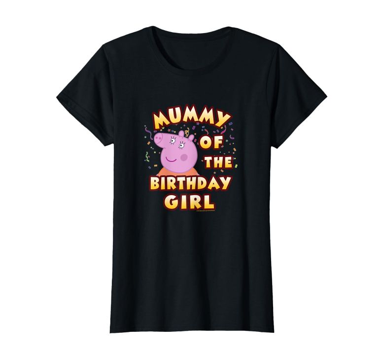 ペパピッグ きんてれ Peppa Pig Mummy Of The Birthday Girl T-Shirt 【並行輸入品】