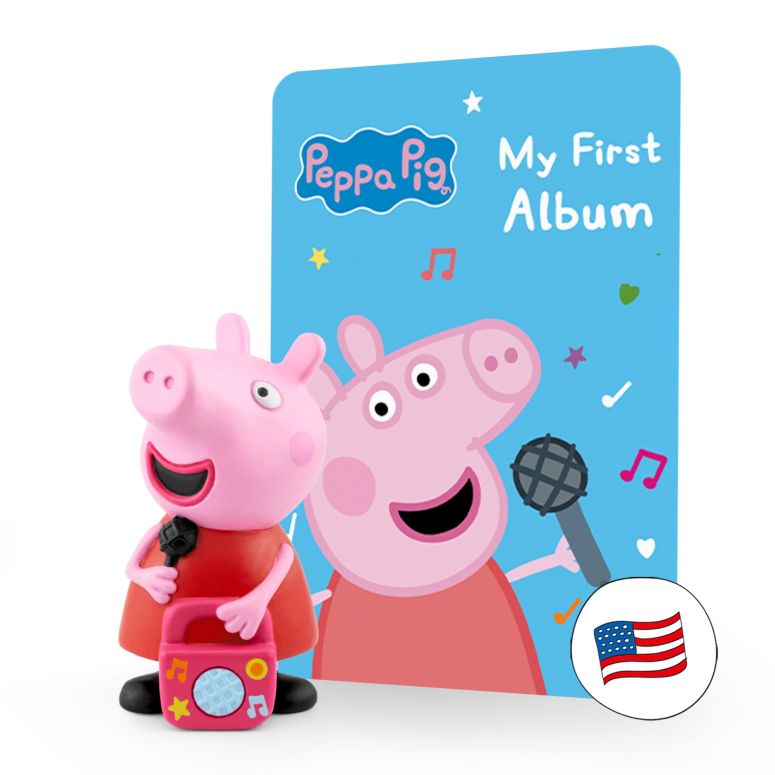 ペパピッグ きんてれ Tonies Peppa Pig: My First Album Audio Toy Figurine 【並行輸入品】
