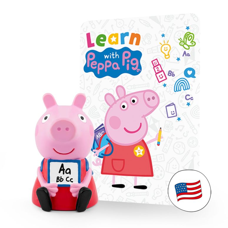 ペパピッグ きんてれ Tonies Learn with Peppa Audio Toy Figurine from Peppa Pig 【並行輸入品】