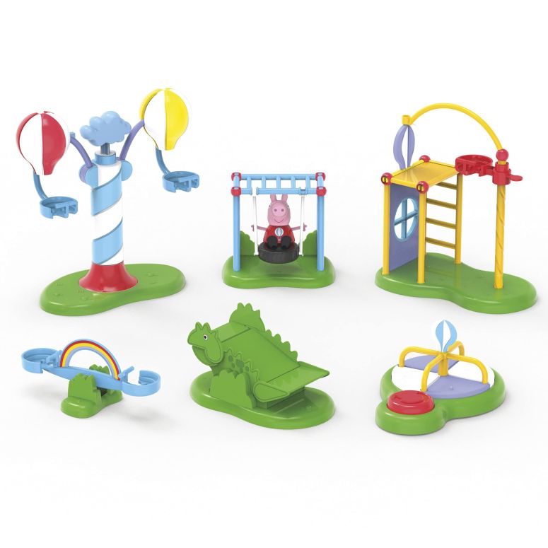 ペパピッグ きんてれ Peppa Pig Peppa’s Adventures Peppa’s Balloon Park Preschool Toy, Playset Perfect for Easter Basket Stuffers, Great Gifts Toys for Kids (Amazon Exclusive) 【並行輸入品】