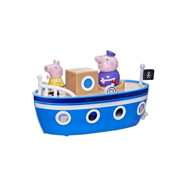 ペパピッグ きんてれ Peppa Pig Peppa’s Adventures Grandpa Pig’s Cabin Boat Vehicle Preschool Toy: 1 Figure, Removable Deck, Rolling Wheels, for Ages 3 and Up 【並行輸入品】 13,968円
