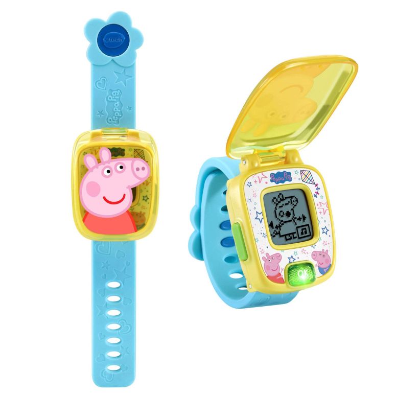 ペパピッグ きんてれ VTech Peppa Pig Learning Watch, Blue 【並行輸入品】