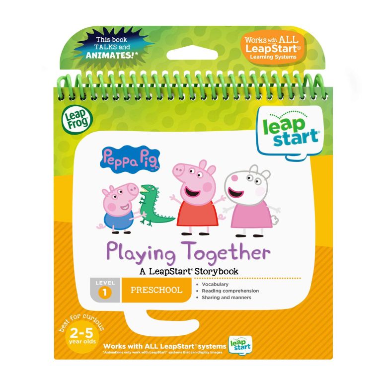 ペパピッグ きんてれ LeapFrog Leapstart 3D Peppa Pig Playing Together Book, Level 1 【並行輸入品】