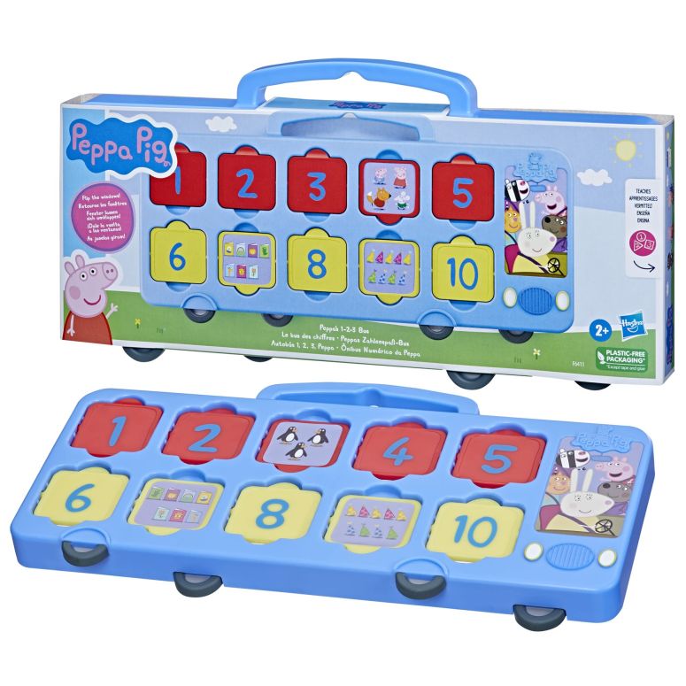 ペパピッグ きんてれ Peppa Pig Peppa\'s 1-2-3 Bus 【並行輸入品】