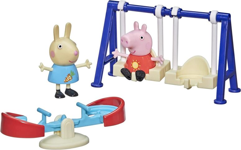 ペパピッグ きんてれ Peppa Pig Peppa\'s Adventures Peppa\'s Outside Fun Preschool Toy, with 2 Figures and 3 Accessories, Ages 3 and Up 【並行輸入品】