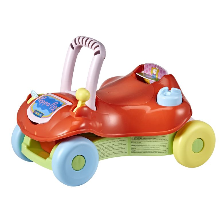 ペパピッグ きんてれ Playskool Step Start Walk 'n Ride Peppa Pig Active 2-in-1 Ride-On and Walker Toy for Toddlers and Babies 9 Months and Up (Amazon Exclusive) 【並行輸入品】